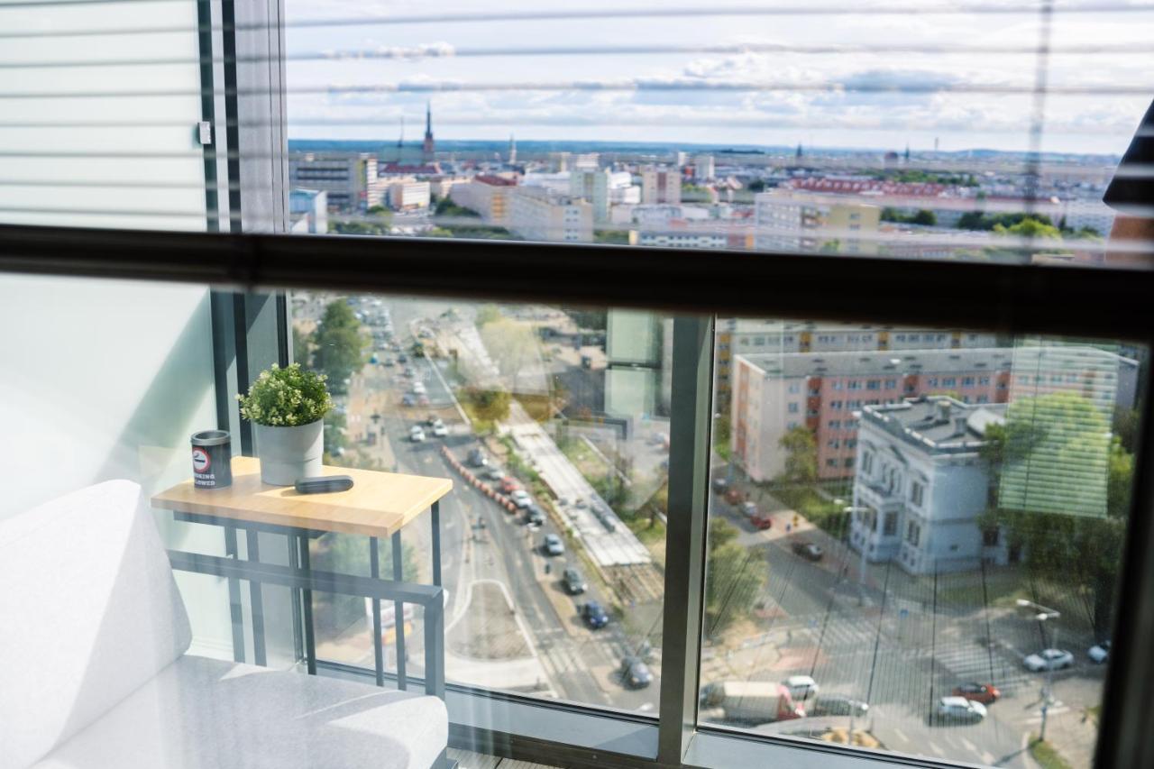 Hanza Tower City View 13Th Floor Szczecin Exterior foto